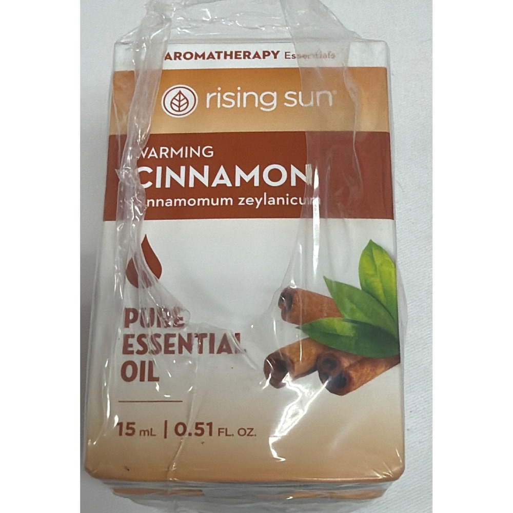 Rising Sun Warming Cinnamon Pure Essential Oil 15mL 0.51 fl oz Lot of 3 New